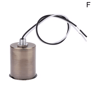 E27 Ceramic Screw Light Socket Round LED Filament Lamp Holder For Indoor Use 2