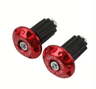 Motorcycle Handlebar End Caps CNC Metal Counterweight Grips Plug Sliders 2PCS 4