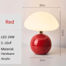 Decorative USB Table Lamp Soft Ambient Desk And Night Light In Pink Orange Red White And Beige 2