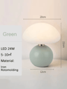 Decorative USB Table Lamp Soft Ambient Desk And Night Light In Pink Orange Red White And Beige 3