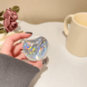 Laser Glass Heart Magnetic Phone Grip  Universal MagSafe Holder  Stand For IPhone  Samsung 2