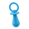 Pet Rubber Pacifier Chew Toy  Interactive Soother  ToothCleaning Toy For Dogs  Cats 2