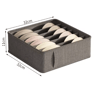 Underwear Drawer Organizer  MultiCompartment Wardrobe Storage Box For Socks  Lingerie 1