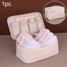 Travel Storage Organizer Bag  DoubleLayer Underwear Socks  Pantyhose Packing Pouch 1