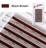 Yelix 2D Y Shape Volume Lash Extensions Dark Brown Ultra Thin Premade Fans 1