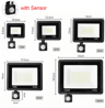 BrightSense Outdoor LED Floodlight With PIR Motion Sensor 10W100W IP66 2