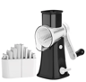 LMETJMA 5in1 Rotary Cheese Grater And Vegetable Mandoline Slicer JT247 1