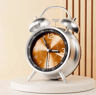 45 Inch Twin Bell Loud Metal Alarm Clock With 3D Dial And Backlight  Retro Battery Operated Desk Cl 3