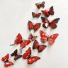 12 Piece 3D Double Layer Butterfly Wall Stickers For Elegant Home And Party Decor 2