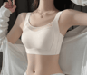 White Full Cup Minimizer Strapless Seamless Bra With Side Control Support 3