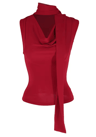 Elegant Knitted V Neck Slim Tank Top Sleeveless Bandage Streetwear For Women 4
