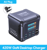 Ubigbuy 300W GaN 6 Port USBC Charging Station With PD 100W And Digital Display 4