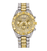 CURDDEN Luxury Gold Diamond Quartz Watch For Men With Alloy Band 1
