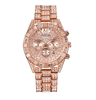 CURDDEN Luxury Gold Diamond Quartz Watch For Men With Alloy Band 5