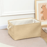 Foldable Linen Storage Basket For Closet Office And Bedroom Organization 1