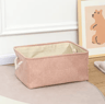 Foldable Linen Storage Basket For Closet Office And Bedroom Organization 5