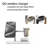 PowerNest 3in1 Wireless Charging Stand  Fast Charging Station For IPhone Apple Watch  AirPods 3