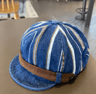 Classic Cotton Denim Baby Beret Hat  Adjustable Infant Beret Cap For Toddlers 3