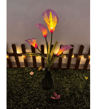Solar Calla Lily Flower Garden Lights  Waterproof LED Outdoor Stake Decor 3