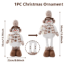 Festive Snowman Christmas Tree Ornament  Cute Hanging Holiday Decoration For Kids  Christmas Party  2