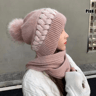 CozyShield Knitted Scarf Beanie  Womens Winter Ear Protection Beanie Hat  Neck Warmer 2