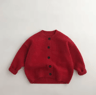 FestiveKnit Kids Christmas Cardigan  Cozy Kids Knit Sweater Winter Jacket 1