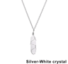 AmoraGem Amethyst Crystal Necklace  Elegant Wire Wrapped Crystal Pendant Hexagonal Stone 6
