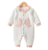 Somenie Cozy Cotton Baby Winter Jumpsuit  Soft Cotton Baby Onesie 1