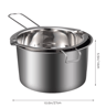 MultiUse Stainless Steel Double Boiler Pot  Easy Chocolate Melting Pot 1