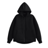 HH Autumn Women Gray Jacket With Hood Long Sleeve Big Pocket Zipper Jacket Coat Woman Loose Casual  3