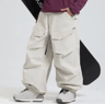 GSOU SNOW Ski Overalls Waterproof Thermal Snowboard Pants For Men  Women 0