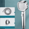 High Pressure Rain Shower Head  Boosted Water Flow Bathroom Upgrade 6