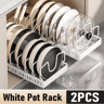 PullOut Pots  Pans Organizer Drawer With Dividers Space Saving Pot Lid Organizer For Cabinets 2