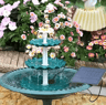 DIY Solar Bird Bath Fountain Detachable Solar Water Fountain Pump For Garden Decor 2