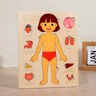 Montessori Human Body Busy Board  Educational Puzzle  Body Parts Learning Toy For Toddlers 2