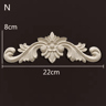 Vintage Carved Wood Onlays Decorative Furniture Appliques For Elegant Home Decor 5