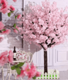 Artificial Cherry Blossom Tree Pink Sakura Decorative Tree For Weddings Parties  Home Decor 1