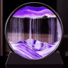 OceanFlow 3D Moving Sand Art Picture  Round Glass Sandscape Decor 2