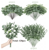 EverGreen Bulk Eucalyptus Stems Set  Mixed Silver Dollar Artificial Leaves 3060120PCS 6