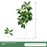 Artificial Eucalyptus Greenery Arrangement  Realistic Fake Plant Decor For Home  Weddings 22