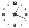 Modern 3D DIY Wall Clock  Large Acrylic Mirror Decorative Quartz Clock 13