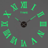 Modern 3D DIY Wall Clock  Large Acrylic Mirror Decorative Quartz Clock 7