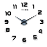 Modern 3D DIY Wall Clock  Large Acrylic Mirror Decorative Quartz Clock 17