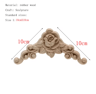 HandCarved Floral Wood Applique Decorative Wooden Trim For Furniture  Wall Decor 17