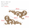 HandCarved Floral Wood Applique Decorative Wooden Trim For Furniture  Wall Decor 6