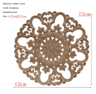 HandCarved Floral Wood Applique Decorative Wooden Trim For Furniture  Wall Decor 26