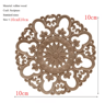 HandCarved Floral Wood Applique Decorative Wooden Trim For Furniture  Wall Decor 27