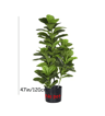 150cm Artificial Fiddle Leaf Fig Tree Large Faux Ficus Lyrata Plant For Home  Office Decor 3