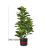 150cm Artificial Fiddle Leaf Fig Tree Large Faux Ficus Lyrata Plant For Home  Office Decor 4