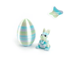 3D Printed Easter Rabbit Ornament With Egg Cute Desk Decor  Kids Gift 19